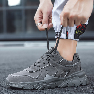 Casual ανδρικά παπούτσια σε τρία χρώματα με γράμματα και κορδόνια