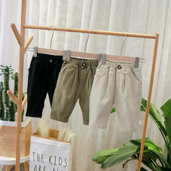 Нов модел детски панталон с джобове в няколко цвята за момчета