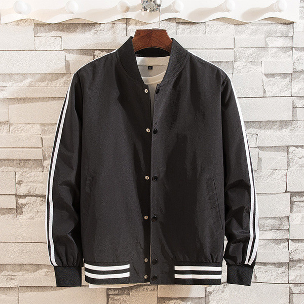 Jachetă modernă pentru bărbați cu nasturi și buzunar în trei culori