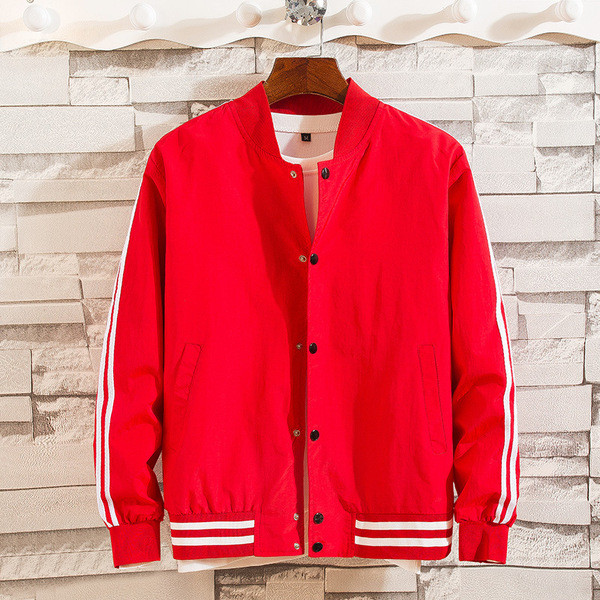 Jachetă modernă pentru bărbați cu nasturi și buzunar în trei culori