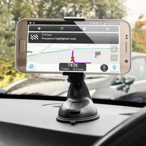 Βάση καθολικού αυτοκινήτου για Smart τηλέφωνο, πλοήγηση GPS, μαύρο GSM