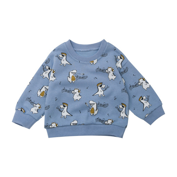 Παιδική μπλούζα με εφαρμογή και λαιμό O σε διάφορα χρώματα