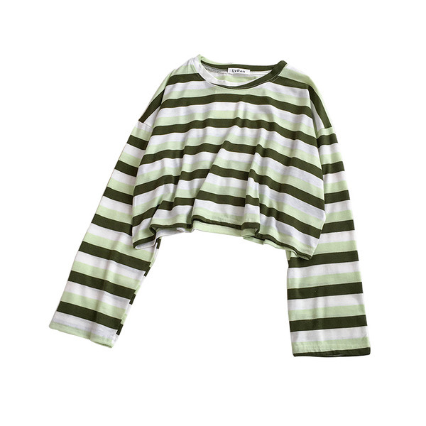 Bluza dama in dungi in doua culori model lat