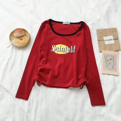 Alkalmi női blúz felirattal és nyakkendővel