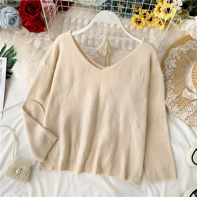 Bluza dama - model lat cu decolteu in V in mai multe culori