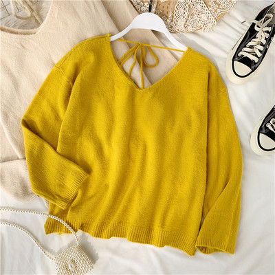 Bluza dama - model lat cu decolteu in V in mai multe culori