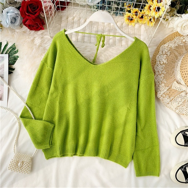 Bluza dama - model lat cu decolteu in V in mai multe culori