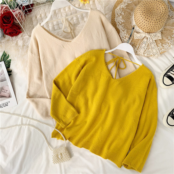 Bluza dama - model lat cu decolteu in V in mai multe culori