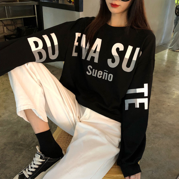 Bluză casual de damă în patru culori cu inscripții