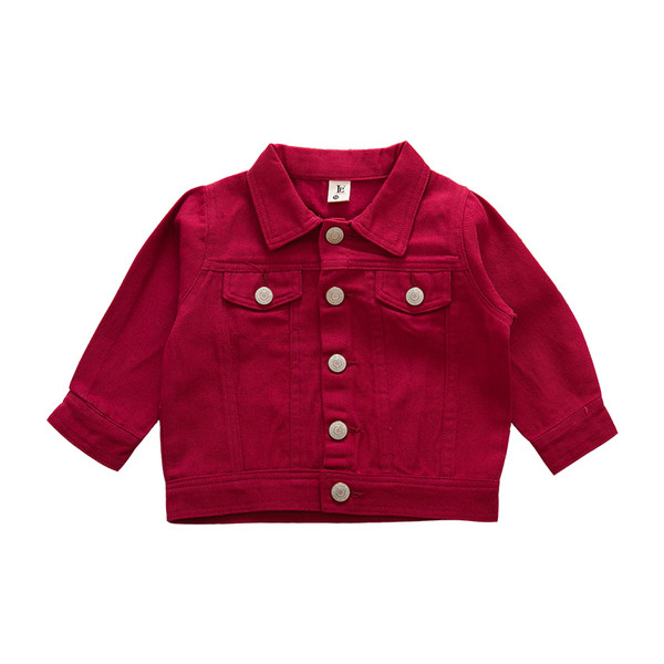 Geaca pentru copii la zi cu buzunare si nasturi in mai multe culori