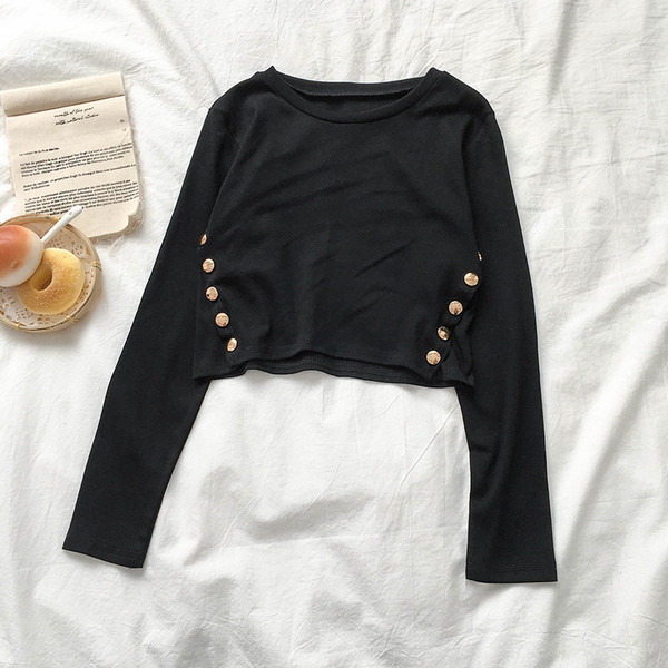 Bluza de dama actuala in patru culori - cu nasturi