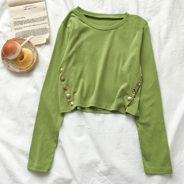 Bluza de dama actuala in patru culori - cu nasturi