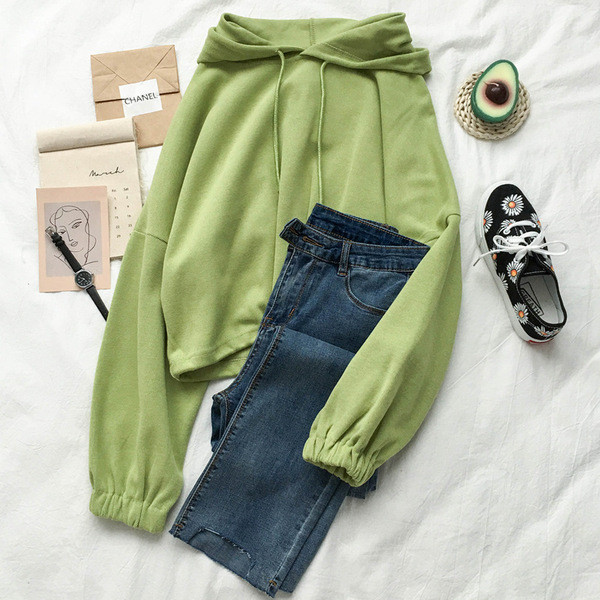 Casual γυναικεία μπλούζα σε λευκό και πράσινο χρώμα