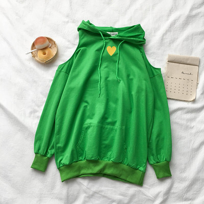 Bluza de dama in mai multe culori - cu gluga si cravate