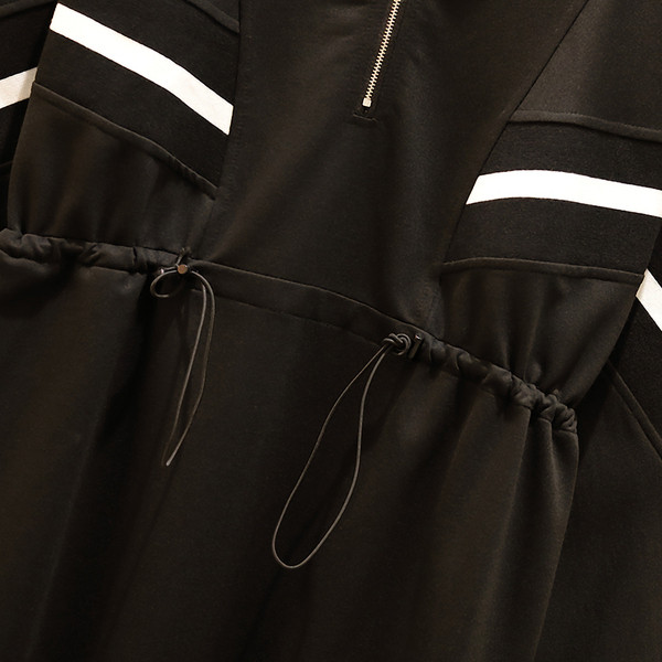 Rochie casual de dama cu legaturi in talie si marimi pana la 5XL