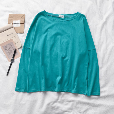 Casual γυναικεία  μπλούζα σε διάφορα χρώματα-καθαρό μοντέλο