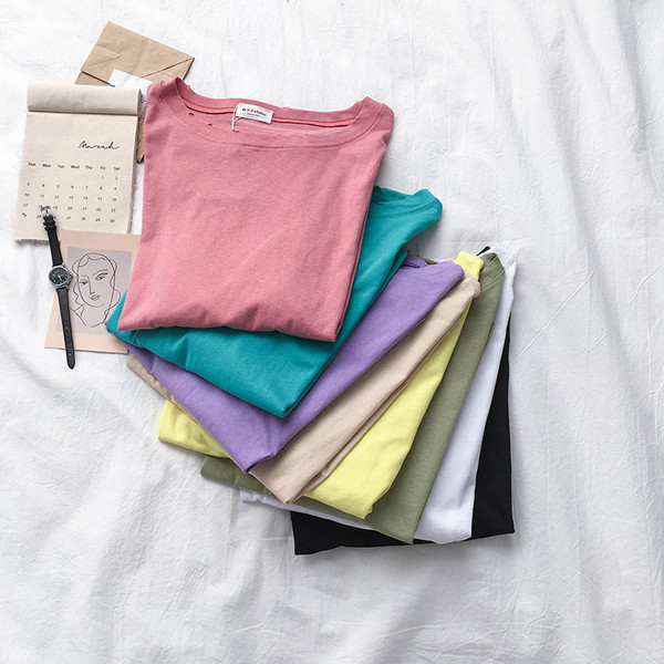 Casual γυναικεία  μπλούζα σε διάφορα χρώματα-καθαρό μοντέλο