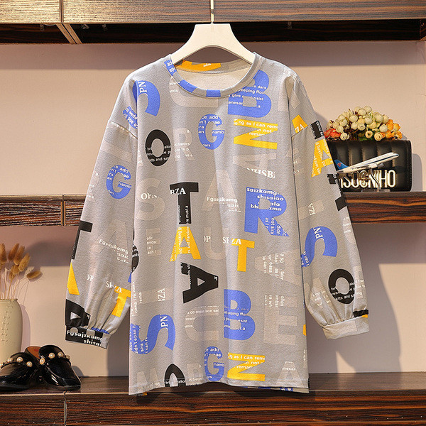 Μοντέρνα γυναικεία μπλούζα με μακριά μανίκια σε δύο χρώματα