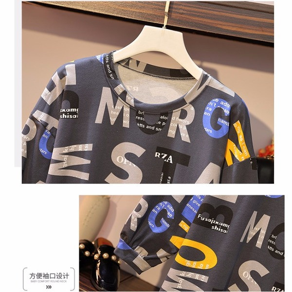 Μοντέρνα γυναικεία μπλούζα με μακριά μανίκια σε δύο χρώματα