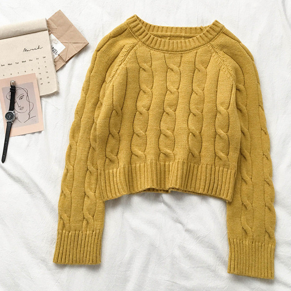 Pulover de dama modern in mai multe culori cu decolteu O