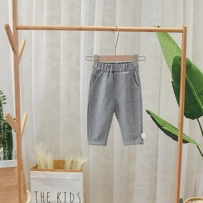 Model nou de pantaloni copii cu buzunare pentru baieti in mai multe culori