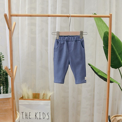 Model nou de pantaloni copii cu buzunare pentru baieti in mai multe culori