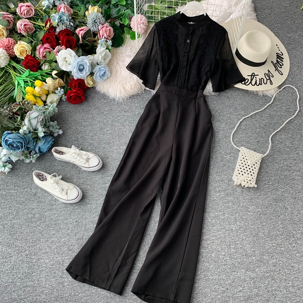 Γυναικείες ολοσωμες φόρμες με δαντέλα σε διάφορα χρώματα