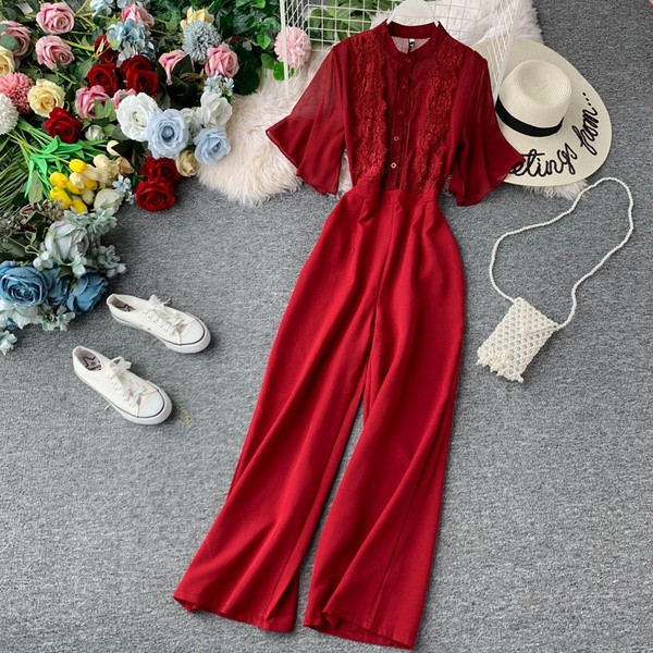 Γυναικείες ολοσωμες φόρμες με δαντέλα σε διάφορα χρώματα