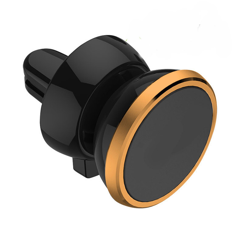 Магнитна стойка за мобилен телефон за кола - златист цвят