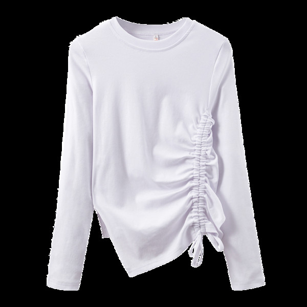 Γυναικεία μπλούζα σε τρία χρώματα με κορδόνια