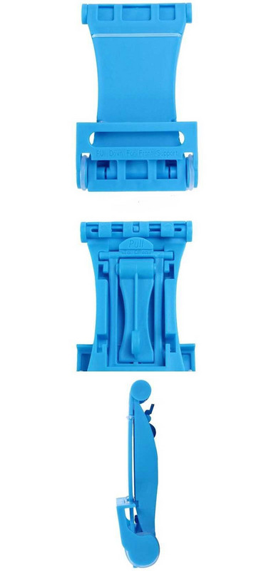 Πλαστική βάση ταμπλέτας, τηλέφωνο γραφείου, iPad και επίπεδα προσαρμογής γωνιών - μπλε χρώμα