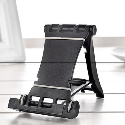 Пластмасова стойка за Таблет,Телефон за бюро, iPad и степени за корекция на ъгъла - черен цвят