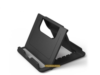 Универсална пластмасова настолна поставка за телефон, Черен цвят