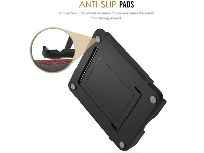 Универсална пластмасова настолна поставка за телефон, Черен цвят