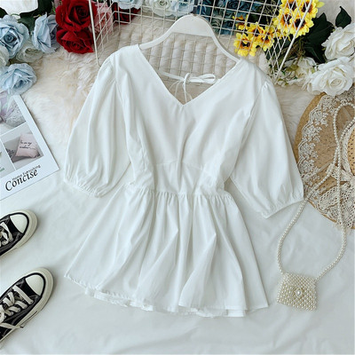 Γυναικεία  μπλούζα με 3/4 μανίκια σε διάφορα χρώματα