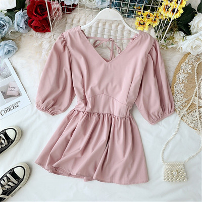 Γυναικεία  μπλούζα με 3/4 μανίκια σε διάφορα χρώματα