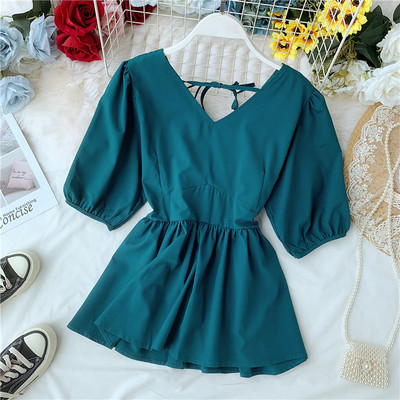 Γυναικεία  μπλούζα με 3/4 μανίκια σε διάφορα χρώματα