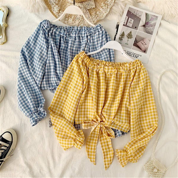 Γυναικείο καρό πουκάμισο - σε διάφορα χρώματα