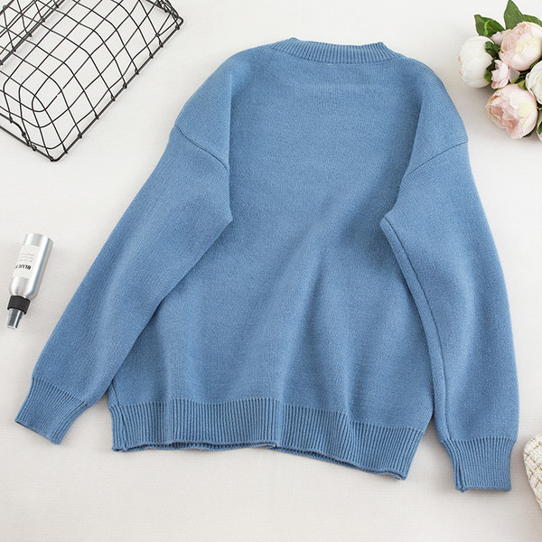 Καθημερινό  γυναικείο πουλόβερ - σε τρία χρώματα