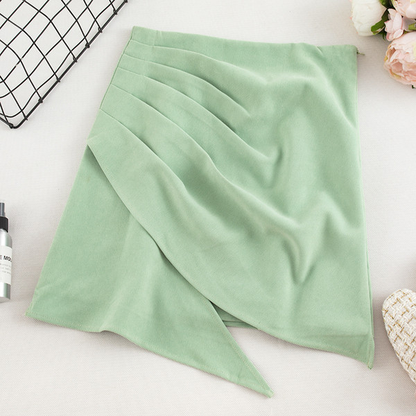 Fusta de dama moderna in patru culori cu fermoar