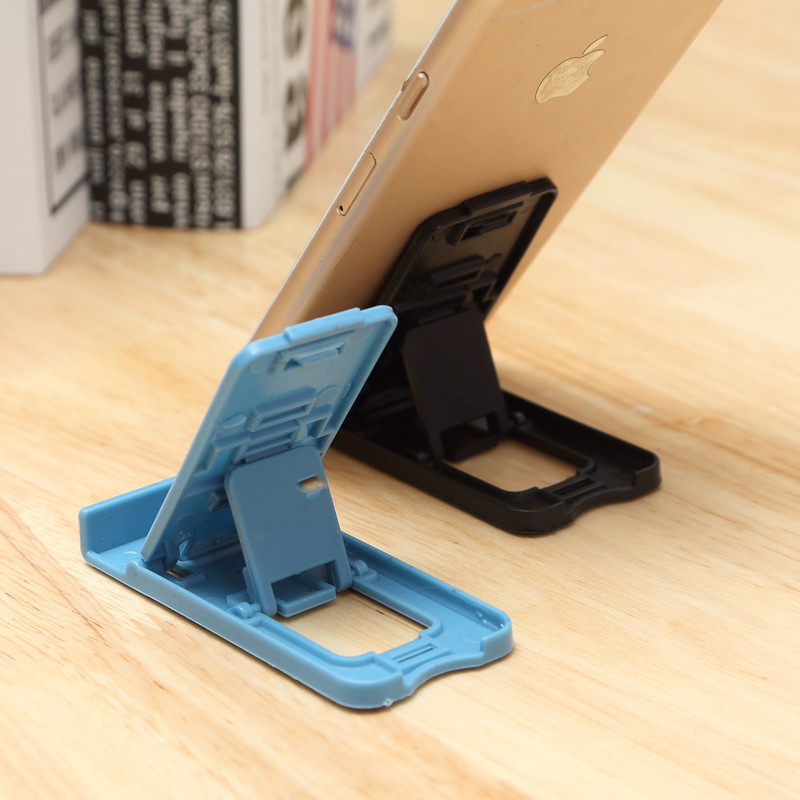 Пластмасова стойка за Телефон за бюро, 5 степени за корекция на ъгъла - Черен цвят