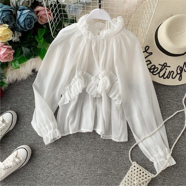 Γυναικεία δαντελένια μπλούζα σε διάφορα χρώματα