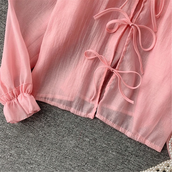 Γυναικεία δαντελένια μπλούζα σε διάφορα χρώματα