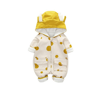 Μοντέρνα Baby Jumpsuit -  για κορίτσια και αγόρια με κουκούλα