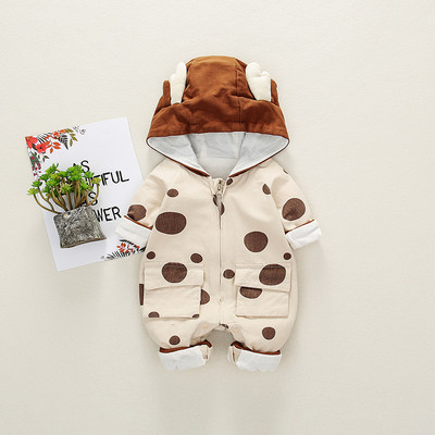 Μοντέρνα Baby Jumpsuit -  για κορίτσια και αγόρια με κουκούλα
