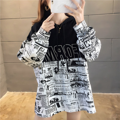 Γυναικεία μπλούζα σε τρία χρώματα με δεσμούς και μοντέλο  με κουκούλα