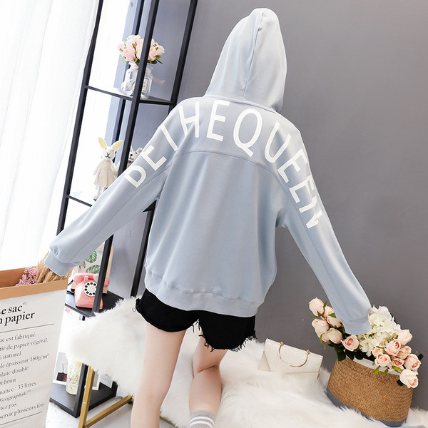 Αθλητική casual γυναικεία μπλούζα σε δύο χρώματα με γράμματα