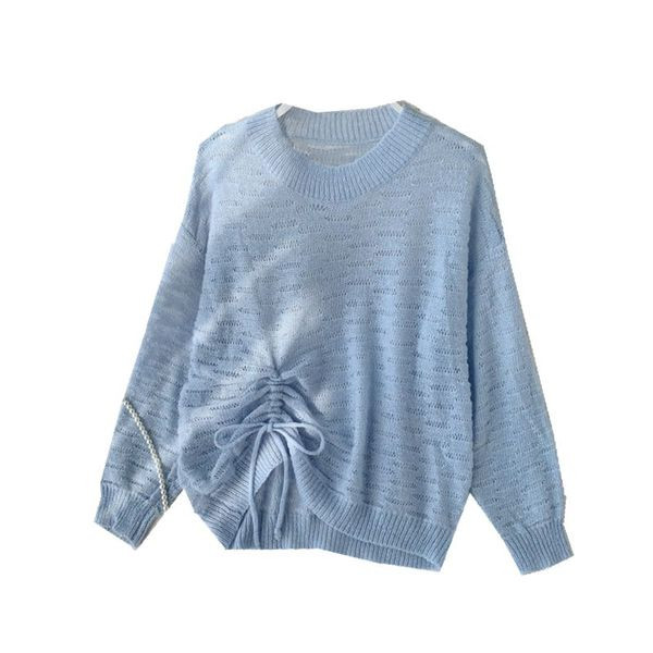 Γυναικείο casual πουλόβερ με O-λαιμό σε διάφορα χρώματα