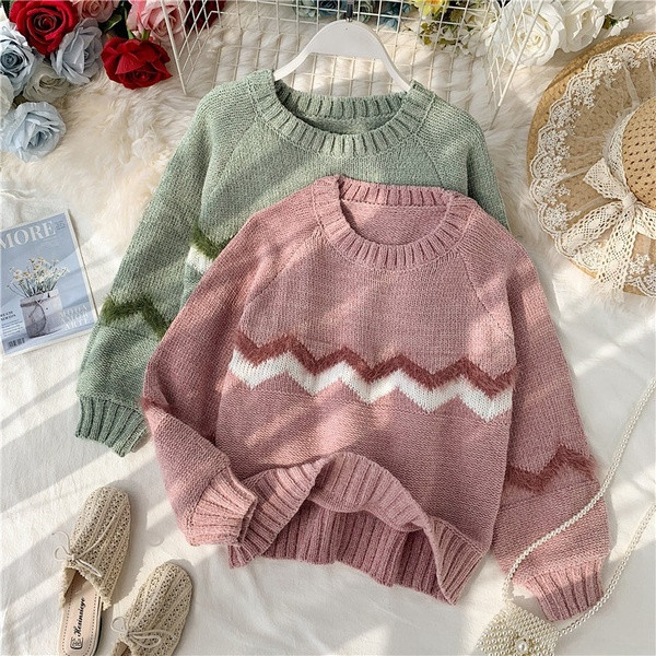 Χειμερινό γυναικείο πουλόβερ  σε δύο χρώματα