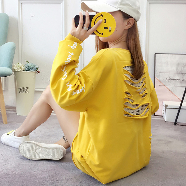 Casual γυναικεία μπλούζα σε τέσσερα χρώματα με κορδόνια